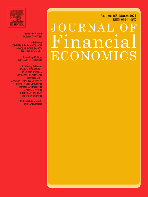 Go to journal home page - Journal of Financial Economics